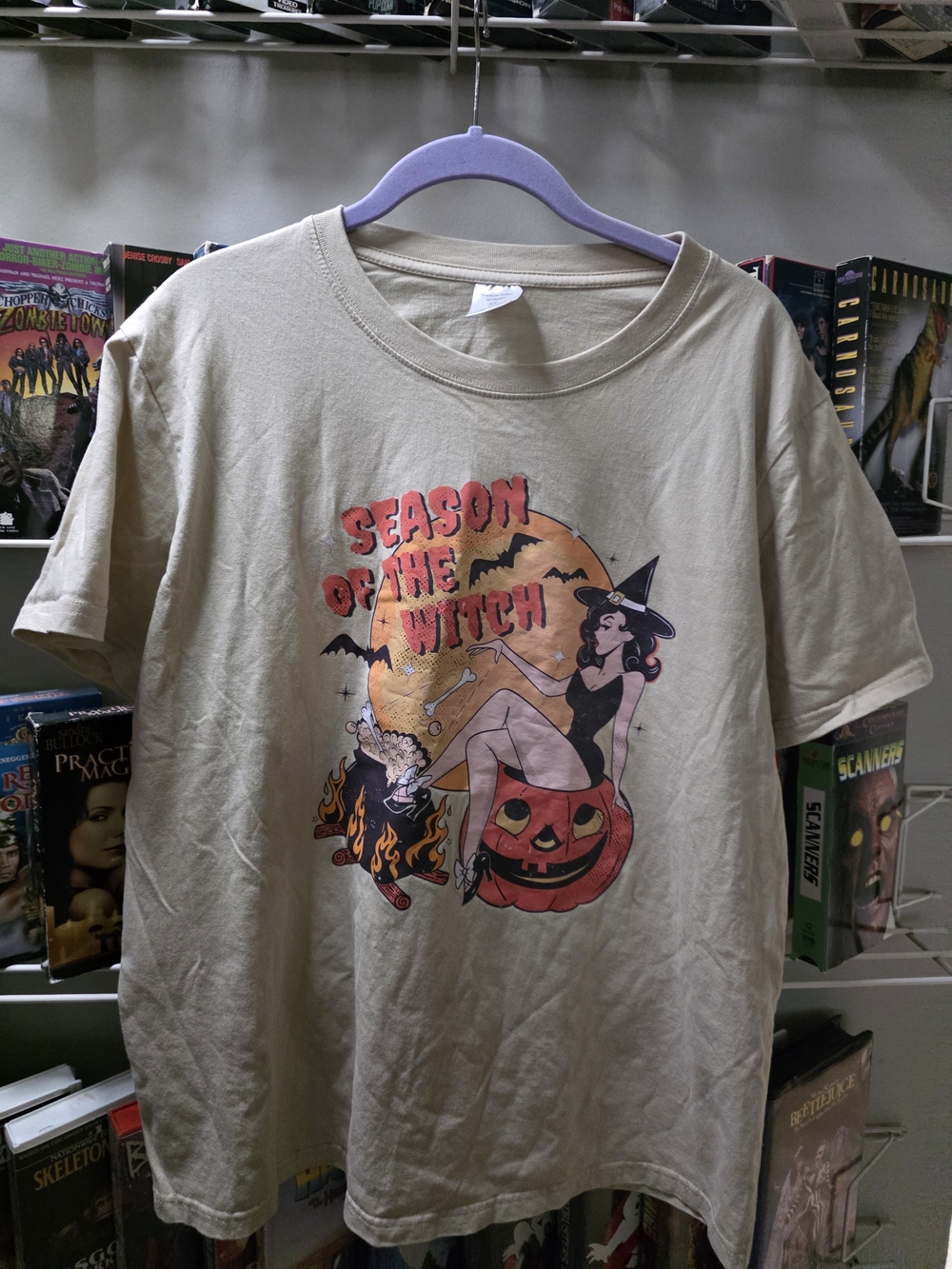 Season of the Witch Graphic Tee - Tan